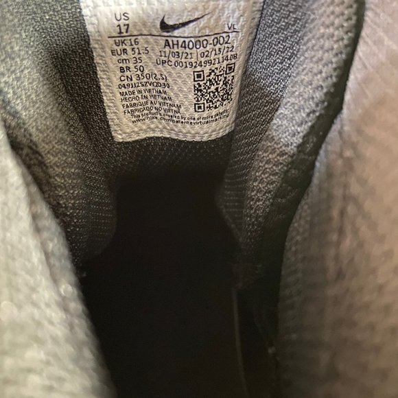 Nike Force Savage Pro 2 Black White Football Cleats AH4000-002 Men Size NEW - Picture 8 of 9